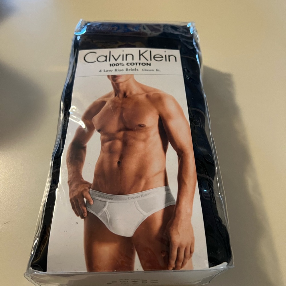 Calvin Klein Men's Black Low Rise Briefs